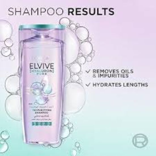 LOREAL ELVIVE HYALURON PURE SHAMPOO 200 ML  OFFER 15%