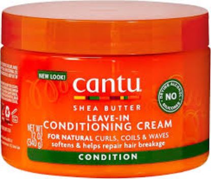 CANTU LEAVE IN SHEA BUTTER CONDITIONING CREAM  CURLS WAVES 340 GM