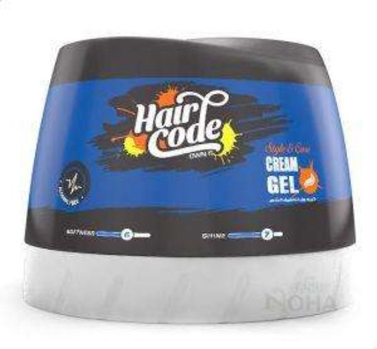 HAIR CODE CREAM GEL 150 ML برطمان ازرق