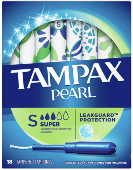 TAMPAX SUPER 18 TAMPONS