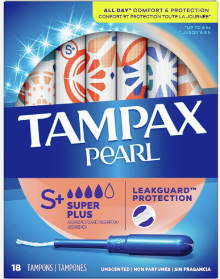 TAMPAX SUPER PLUS 18 TAMPONS
