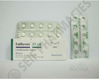 EUTHYROX 25 MG 100 TAB 66 LE