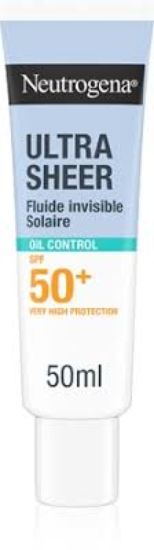 NEUTROGENA ULTRA SHEER OIL CONTROL INVISIBLE FLUID SUNSCREEN SPF50+ 50ml