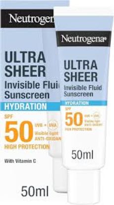 NEUTROGENA ULTRA SHEER HYDRATION INVISIBLE FLUID SPF50+ 50ml