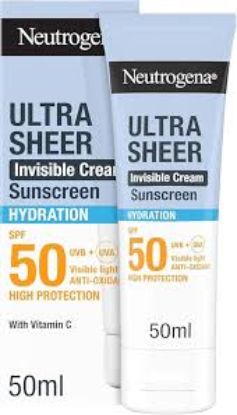 NEUTROGENA ULTRA SHEER HYDRATION INVISIBLE CREAM SPF50+ 50ml