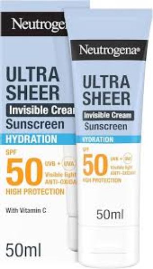 NEUTROGENA ULTRA SHEER HYDRATION INVISIBLE CREAM SPF50+ 50ml