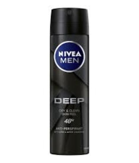 NIVEA MEN DEEP Black Carbon Dark Wood SPRAY OFFER 25% 150ML