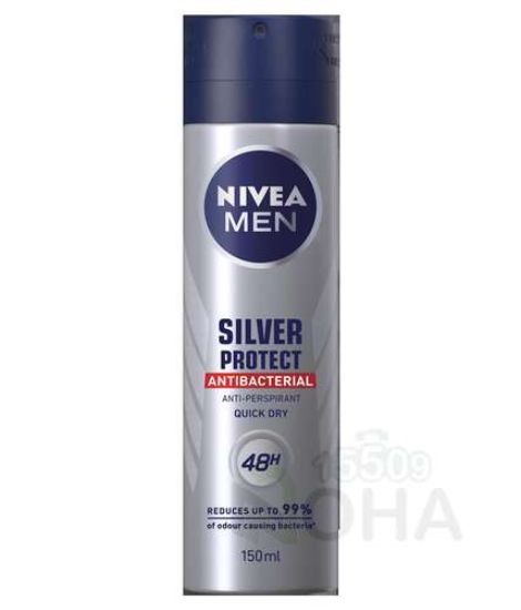 NIVEA MEN SILVER PROTECT OFFER 25% SPRAY150ML