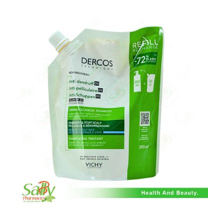 VICHY DERCOS ANTI DANDRUFF SHAMPOO NORMAL&OILY REFILL 390 ML