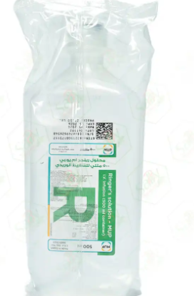 RINGER SOLUTION INJECTION 500 ML - MUP  40 LE