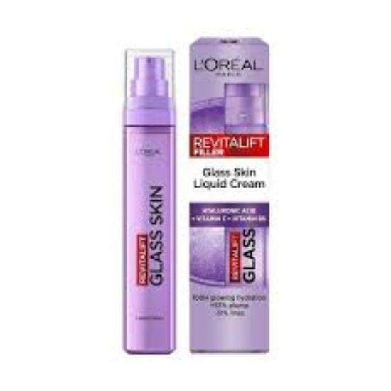 LOREAL REVITALIFT FILLER GLASS SKIN LIQUID CREAM 50 ML