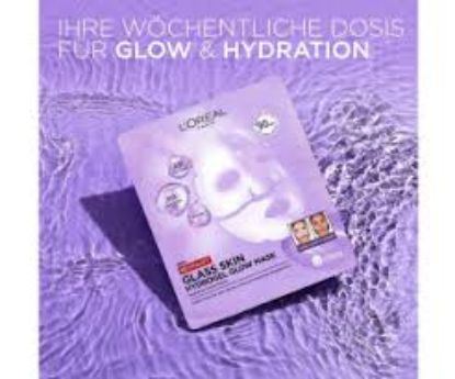 LOREAL REVITALIFT  GLASS SKIN HYDROGEL GLOW MASK 25 GM