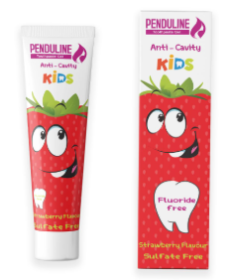 PENDULINE KIDS ORAL CARE &TOOTHPASTE STRAWBERRY GEL 25 GM