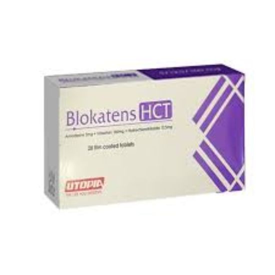 BLOKATENS  HCT 5/160 MG /12.5 MG 28 TAB 218 LE