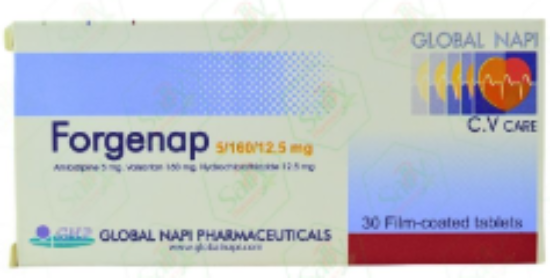 FORGENAP 10/160/12.5 MG MG 30 TAB 234 LE