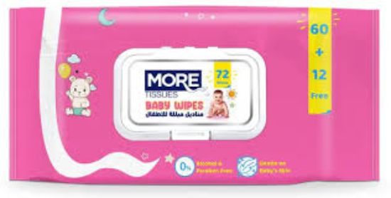 MORE BABY 80+20 WIPES