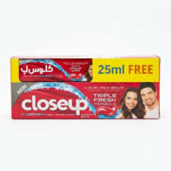 CLOSE UP RED HOT 100ML +25ML OFFER