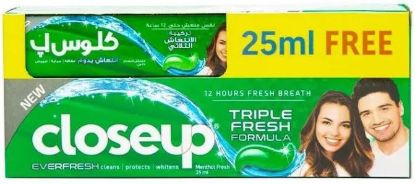 CLOSE UP EVER FRESH 100ML +25 ML FREE الاخضر