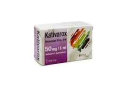 KATIVAROX 50 MG 1 VIAL 112 LE