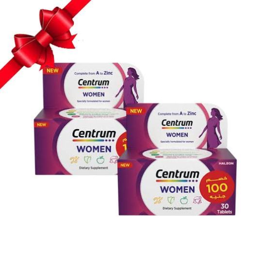CENTRUM WOMEN COMPLETE FROM A TO ZINC 30 TAB OFFER 1+1 خصم 100ج