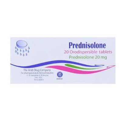 PREDNISOLONE 20 MG 20 TAB 142 LE