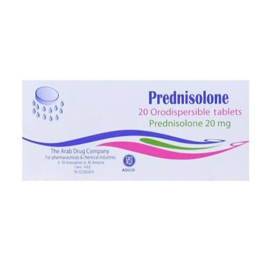 PREDNISOLONE 20 MG 20 TAB 142 LE