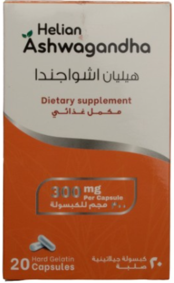 ASHWAGANDHA HELINE 300 MG 30 CAP 150 LE