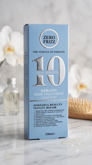 ZERO FRIZZ KERATIN HAIR TREATMENT LEAVE IN 150 ML
