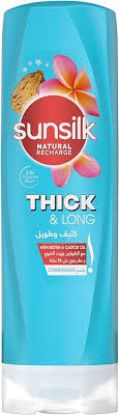 SUNSILK CONDITIONER BIOTIN & CASTOR OIL FOR THICK AND LONG HAIR 350ML OFFER 20%