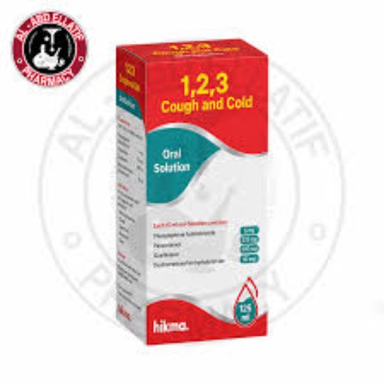 ONE TWO THREE  COUGH &COLD SYRUP 125 ML 40 LE