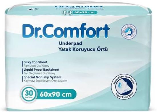 DR COMFORT UNDERPAD 60X90 CM 30 PCS