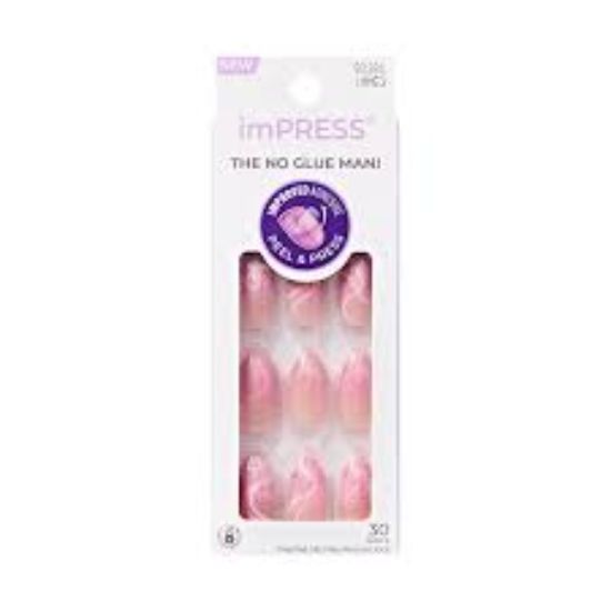 KISS IMPRESS THE NO GLUE MANI 30 PCS IMM53C (33819)