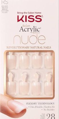 KISS SALON  ACRYLIC  FRENCH 28 PCS KAN01C (42667)
