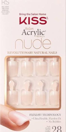 KISS SALON  ACRYLIC  FRENCH 28 PCS KAN01C (42667)