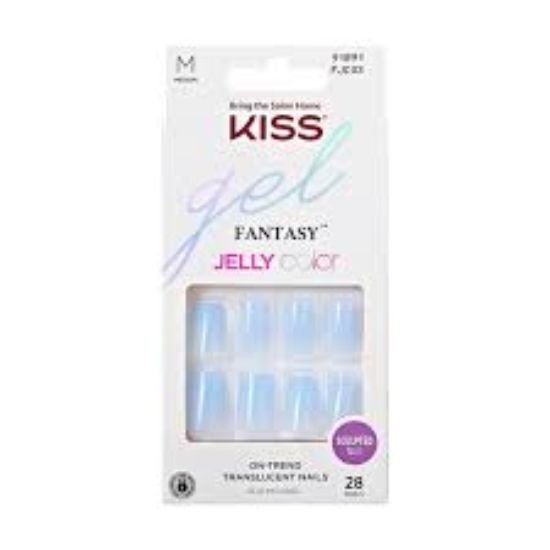 KISS GEL FANTASY JELLY COLOR 28 NAIL FJC03C (18915)اظافر