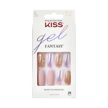 KISS FANTASY  READY-TO-WEAR GEL 28 PCS FL08C (75140)