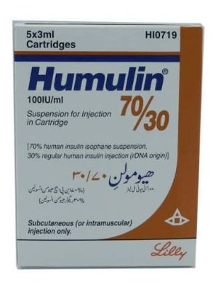 HUMULIN 70/30 PENFILL 5 CARTRIDGES 338 LE