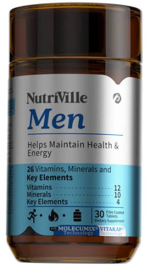 NUTRIVILLE MULTI VITAMIN FOR MEN 30 CAP 270 LE
