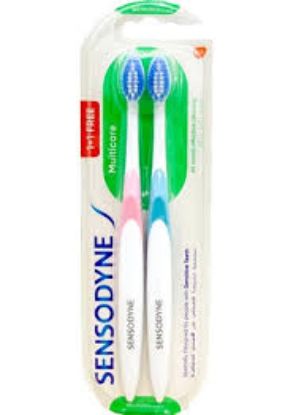 SENSODYNE MULTI CARE MEDIUM  TOOTH BRUSH OFFER 1+1 فرشه الاسنان