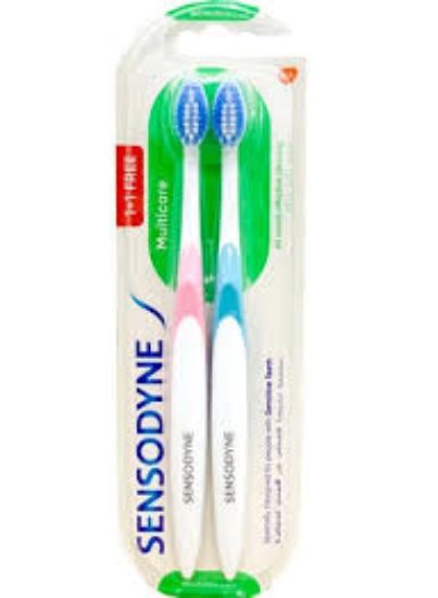 SENSODYNE MULTI CARE MEDIUM  TOOTH BRUSH OFFER 1+1 فرشه الاسنان