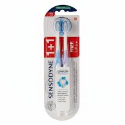 SENSODYNE COMPLETE PROTECTION MEDIUM TOOTH BRUSH OFFER 1+1  فرشه الاسنان