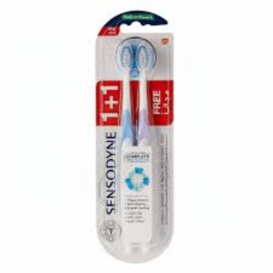 SENSODYNE COMPLETE PROTECTION MEDIUM TOOTH BRUSH OFFER 1+1  فرشه الاسنان