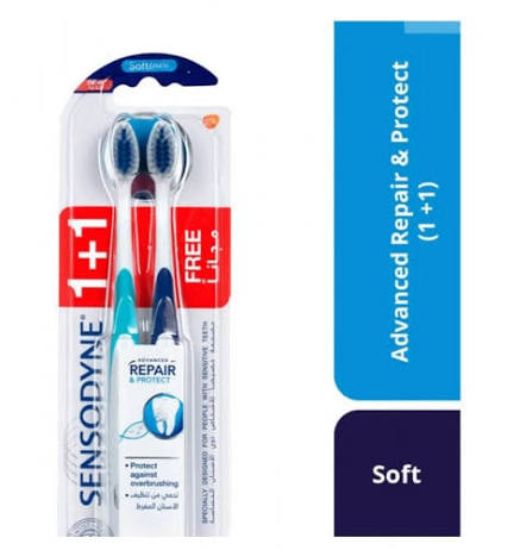 SENSODYNE REPAIR PROTECT SOFT  TOOTH BRUSH OFFER 1+1 فرشه اسنان