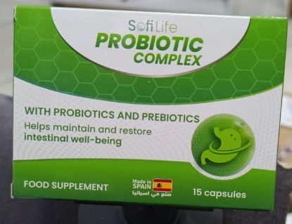 SOFI LIFE PROBIOTIC COMPLEX 15 CAPS 600 LE