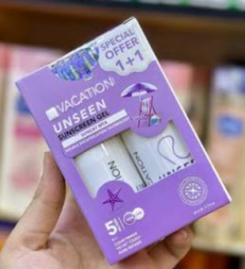VACATION UNSEEN SUNSCREEN GEL 30 ML 1+1