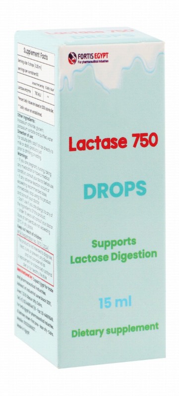 750 NLU Lactase Enzyme Lactose Digestion Support Supplement Drops