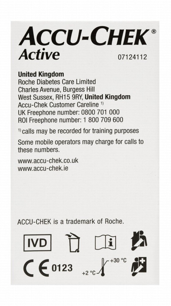 Accu-Chek Active Blood Glucose Test Strips