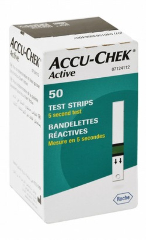Accu-Chek Active Blood Glucose Test Strips