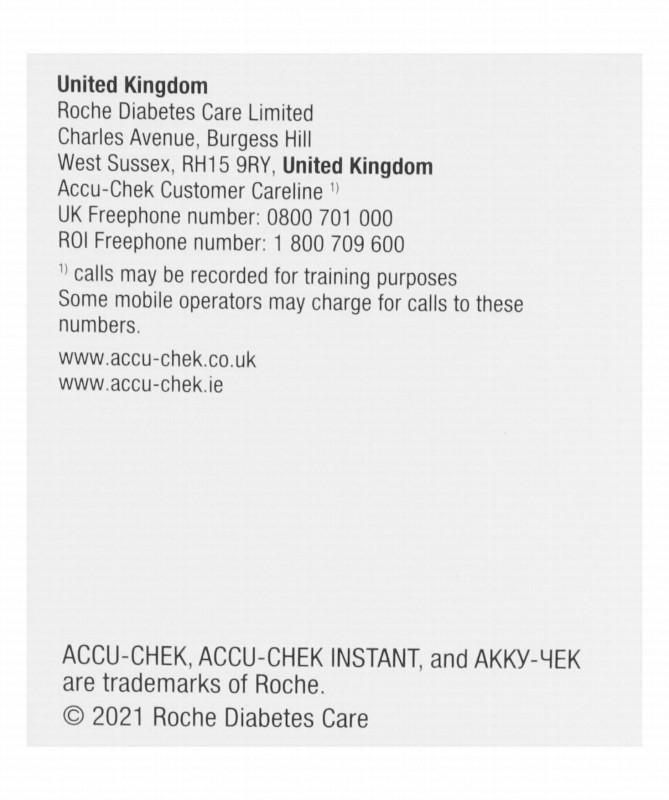 Accu-Chek Instant Blood Glucose Test Strips