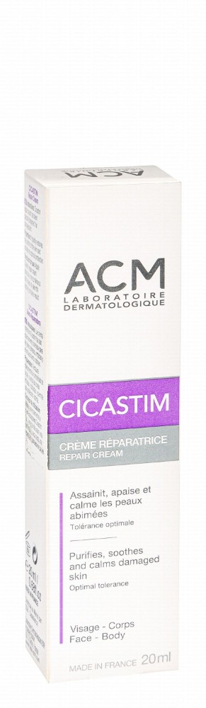 ACM Cicastim Purifying, Soothing & Repairing Facial & Body Cream for Damaged Skin